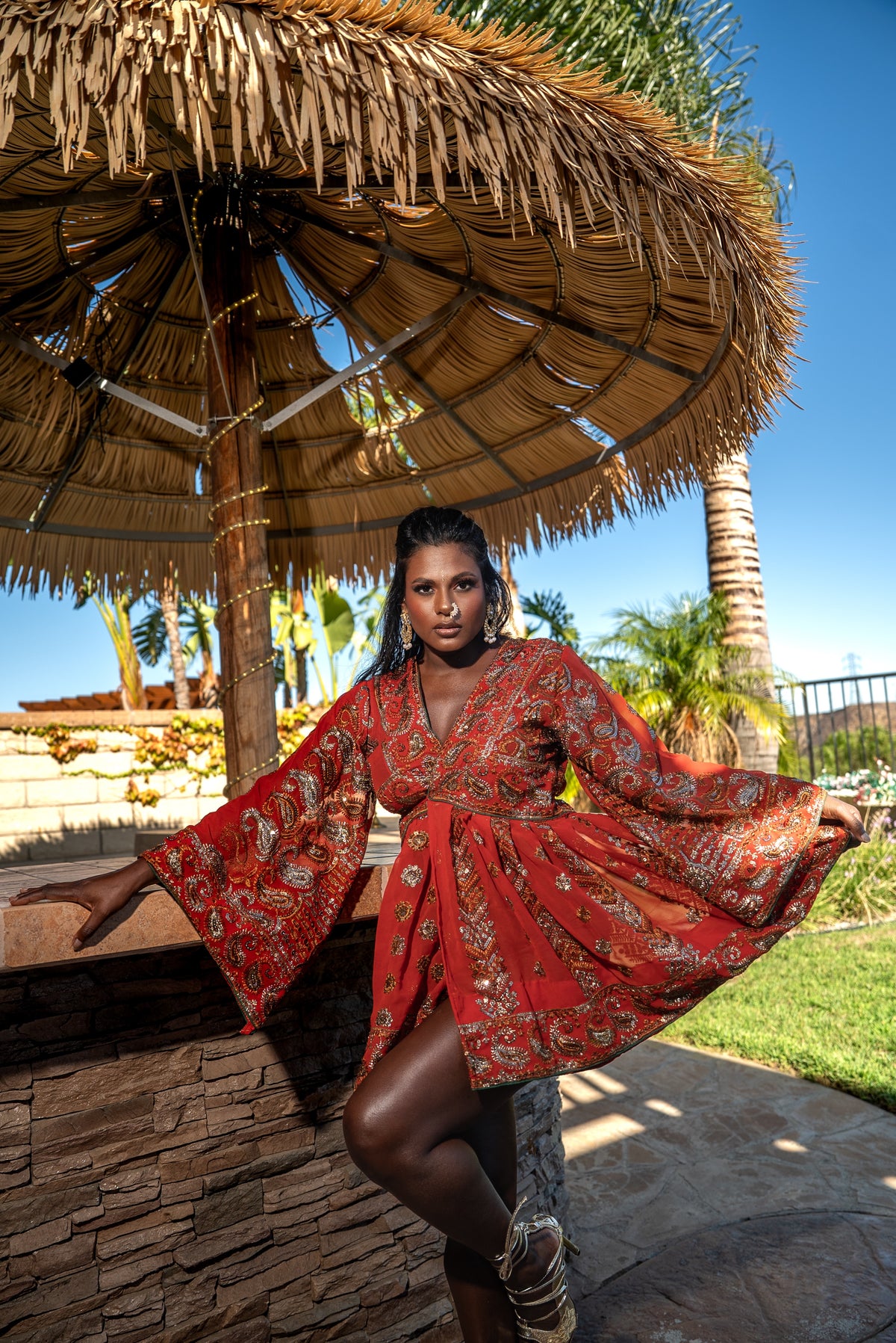 Fire Queen Babydoll Dress