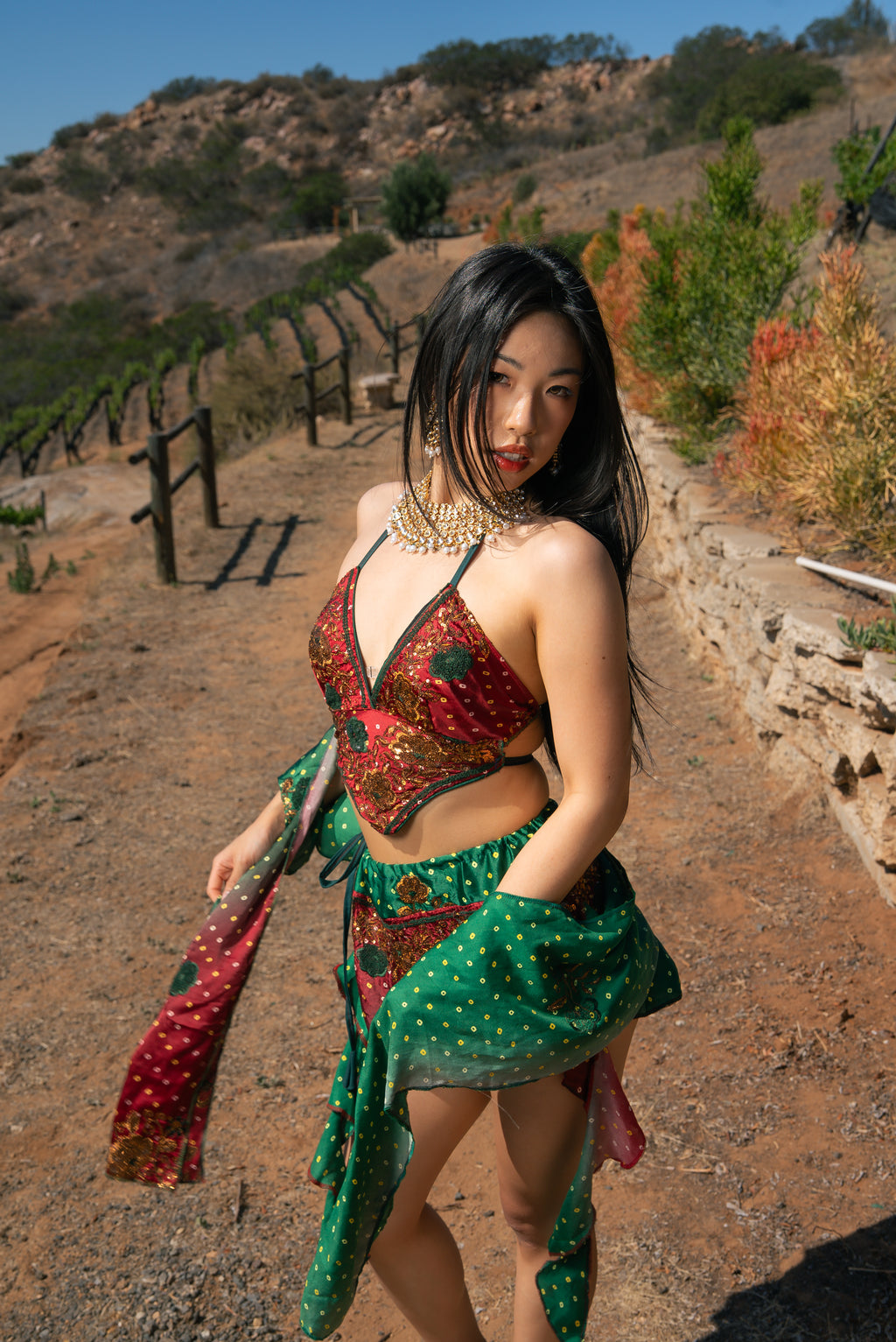 Royal Rose Dream Mini Skirt Set