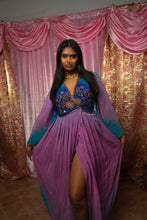 Load image into Gallery viewer, Lavender Dreams Anarkali Kimono Dress
