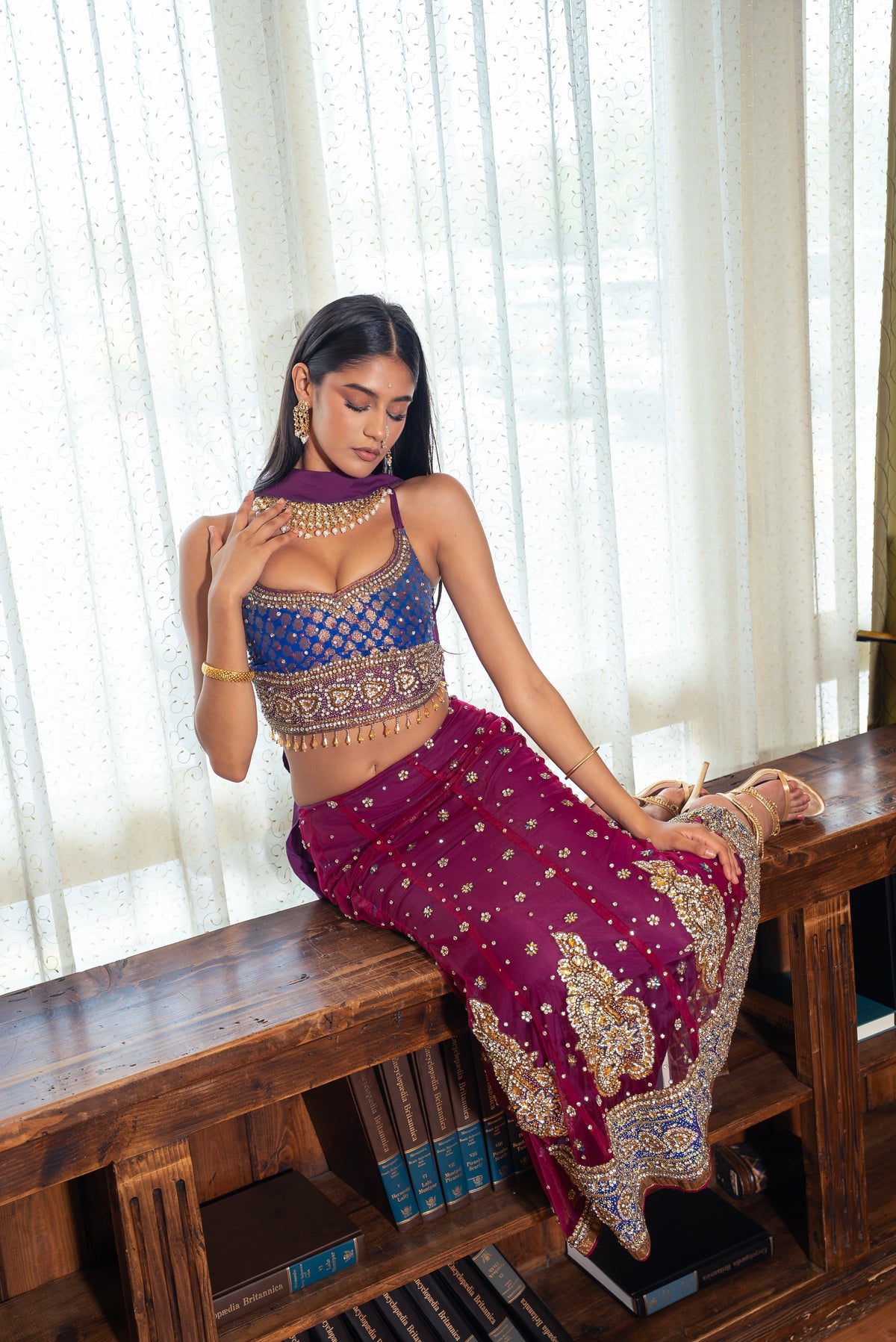 Amethyst Sapphire Mermaid Set