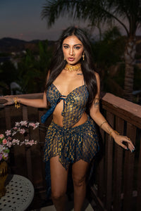 Golden moonlight butterfly set