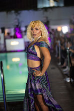 Load image into Gallery viewer, Purple Kaleidoscope Bollywood Set
