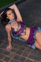 Load image into Gallery viewer, Bandhani Moonstone Micro Mini Butterfly skirt set
