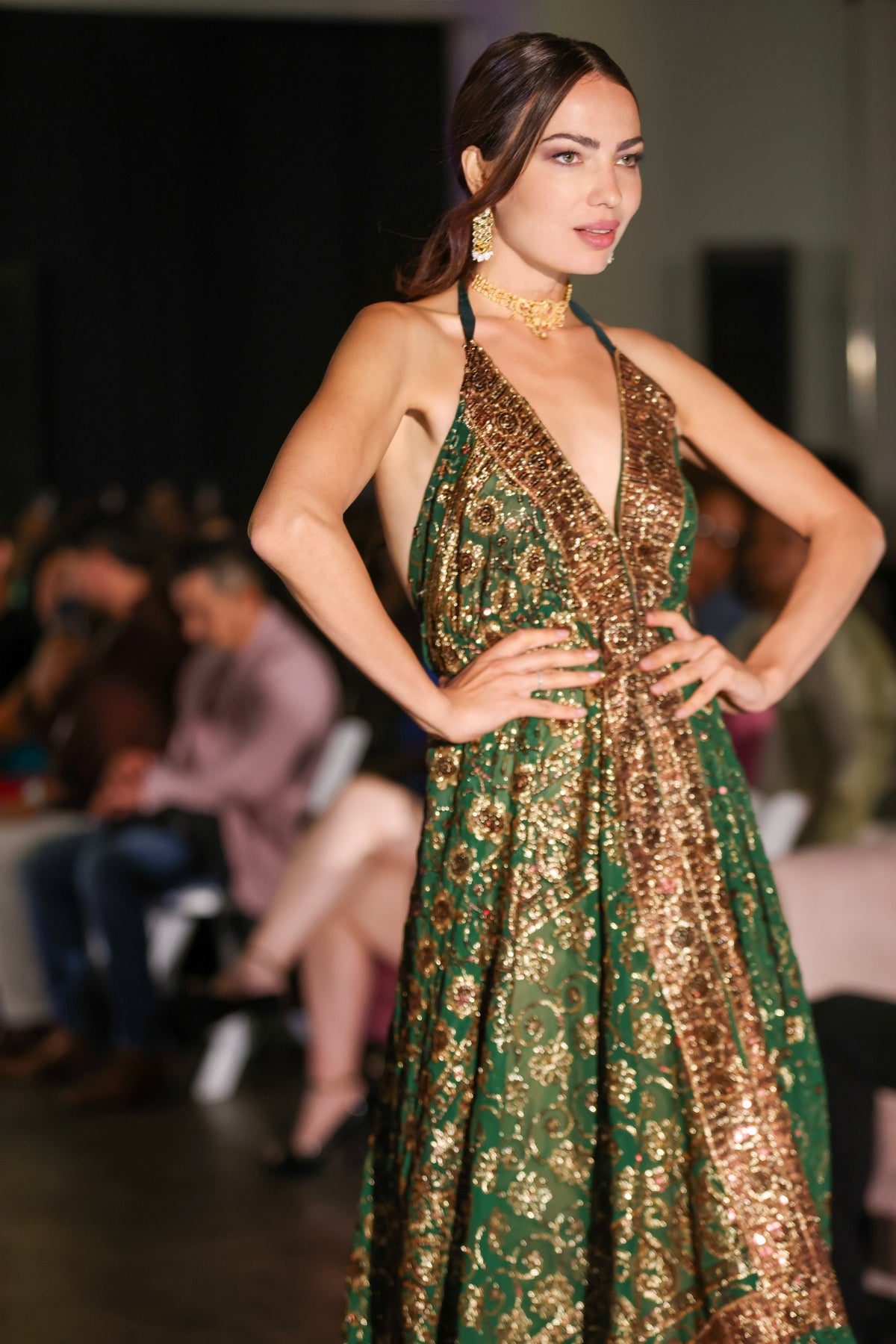 Emerald Celestial Magic Dress