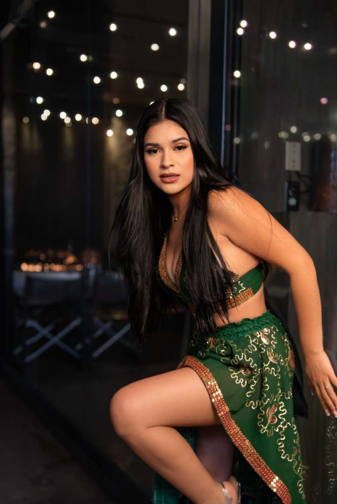 Emerald Gold Bollywood Set (slight defect)