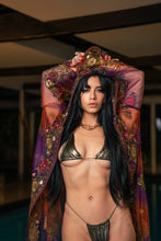 Load image into Gallery viewer, Forbidden Garden Hoodie Kimono
