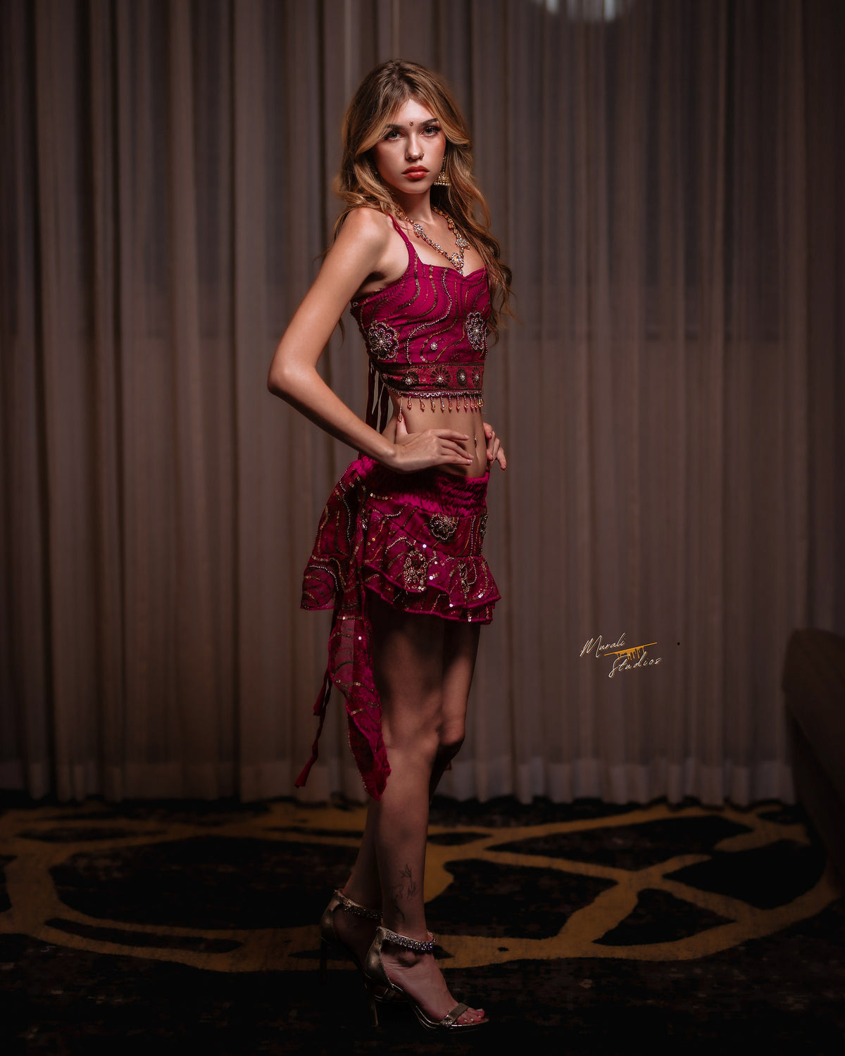 Love Portal Shakti Mini Skirt Set