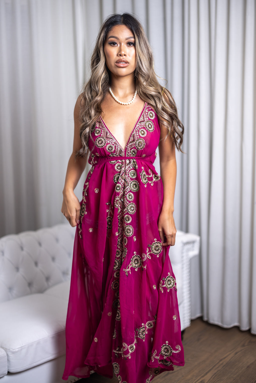Violet Jewel Magic Dress