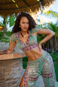 Sage Mist Diamonds Jasmine Set