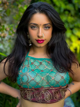 Load image into Gallery viewer, Diamond Peacock Micro Mini Skirt Set

