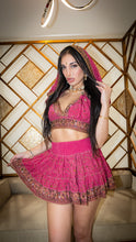 Load image into Gallery viewer, Rose Gold Micro Mini skirt set (with bottom border)
