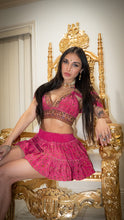 Load image into Gallery viewer, Rose Gold Micro Mini skirt set (without  bottom border)
