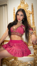 Load image into Gallery viewer, Rose Gold Micro Mini skirt set (without  bottom border)
