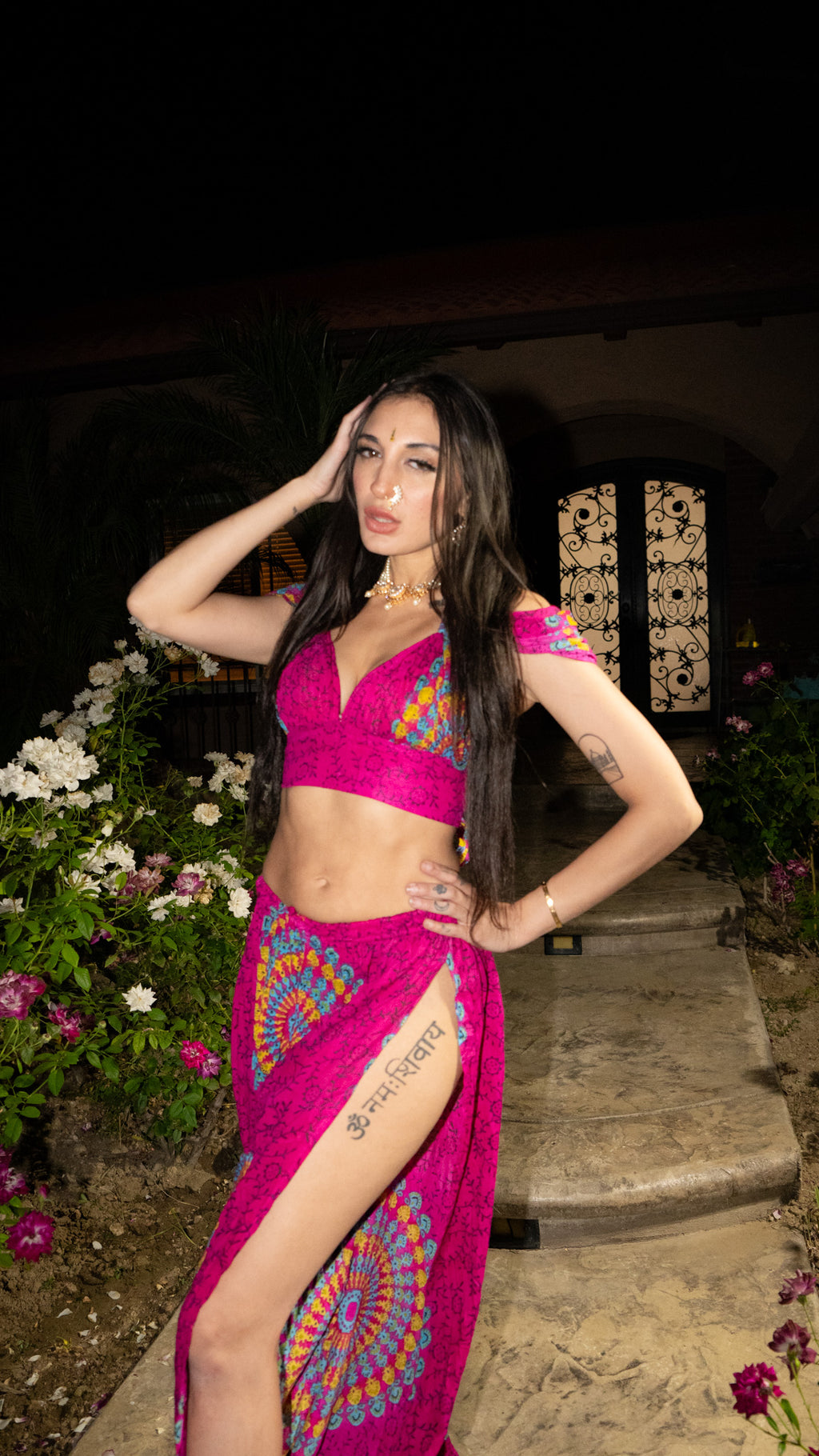 Fuscia Mandala Jasmine Set