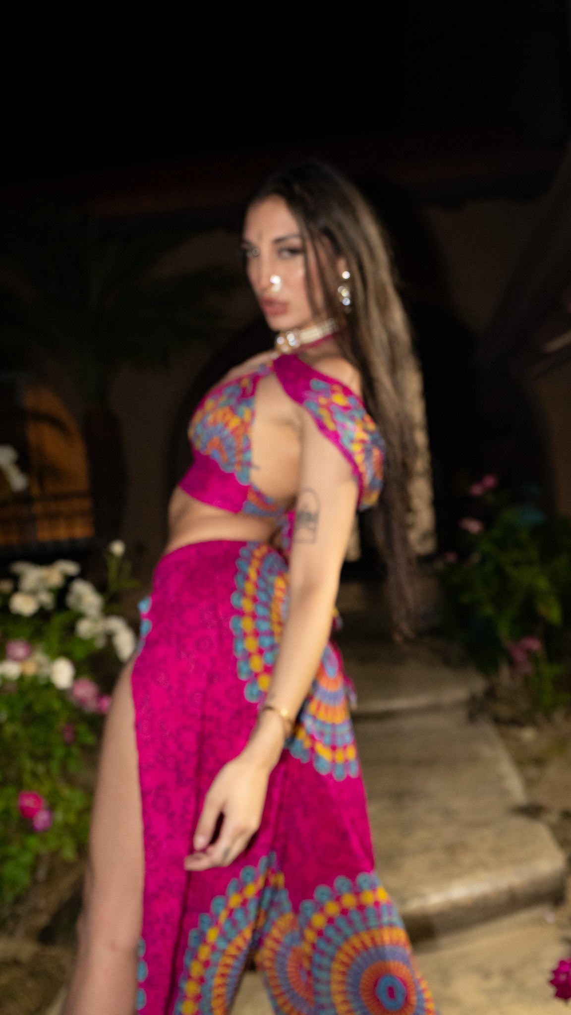 Fuscia Mandala Jasmine Set