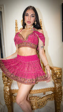 Load image into Gallery viewer, Rose Gold Micro Mini skirt set (with bottom border)
