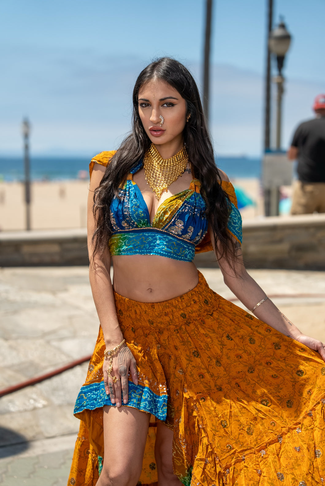 Ocean Sunset Bollywood Set