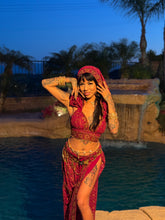 Load image into Gallery viewer, Ruby golden jasmine set
