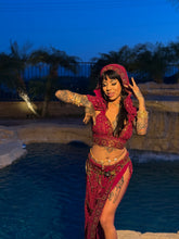 Load image into Gallery viewer, Ruby golden jasmine set
