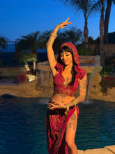 Load image into Gallery viewer, Ruby golden jasmine set
