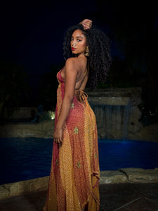 Sunset rose Magic dress
