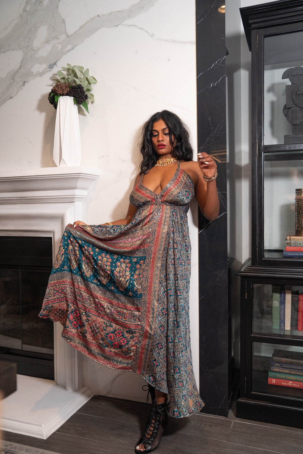 Bohemian Peacock Magic Dress