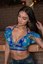 Load image into Gallery viewer, Blue Lotus Jasmine Top
