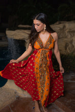 Load image into Gallery viewer, Fire Princess Magic Dress (defect stain )
