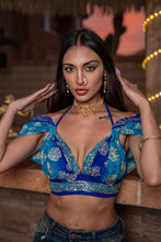 Load image into Gallery viewer, Blue Lotus Jasmine Top
