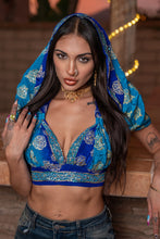 Load image into Gallery viewer, Blue Lotus Jasmine Top
