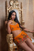 Fire Princess Lace up skirt set
