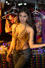 Load image into Gallery viewer, Gold Rush Pixie Top
