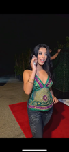 Load image into Gallery viewer, Golden Mermaid Saree Top
