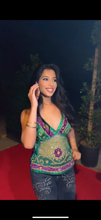 Load image into Gallery viewer, Golden Mermaid Saree Top
