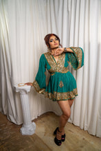 Load image into Gallery viewer, Malachite Jade Mini Babydoll Dress
