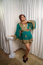 Load image into Gallery viewer, Malachite Jade Mini Babydoll Dress
