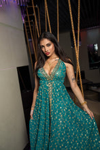 Load image into Gallery viewer, Turquoise Royalty Magic Dress
