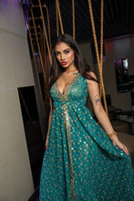 Load image into Gallery viewer, Turquoise Royalty Magic Dress
