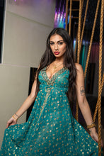 Load image into Gallery viewer, Turquoise Royalty Magic Dress
