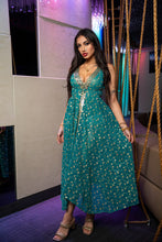 Load image into Gallery viewer, Turquoise Royalty Magic Dress
