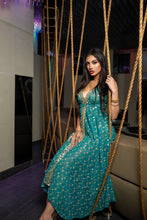 Load image into Gallery viewer, Turquoise Royalty Magic Dress
