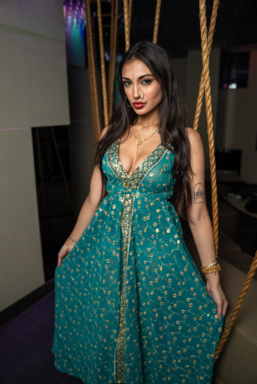Turquoise Royalty Magic Dress