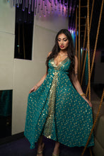Load image into Gallery viewer, Turquoise Royalty Magic Dress
