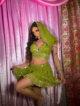 Load image into Gallery viewer, Forest Fairy Micro Mini Skirt Set
