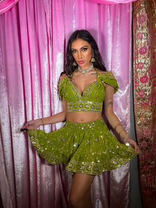 Forest Fairy Micro Mini Skirt Set