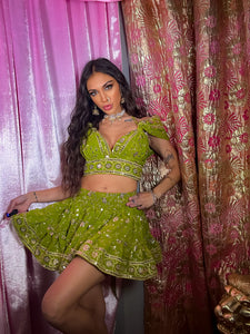 Forest Fairy Micro Mini Skirt Set