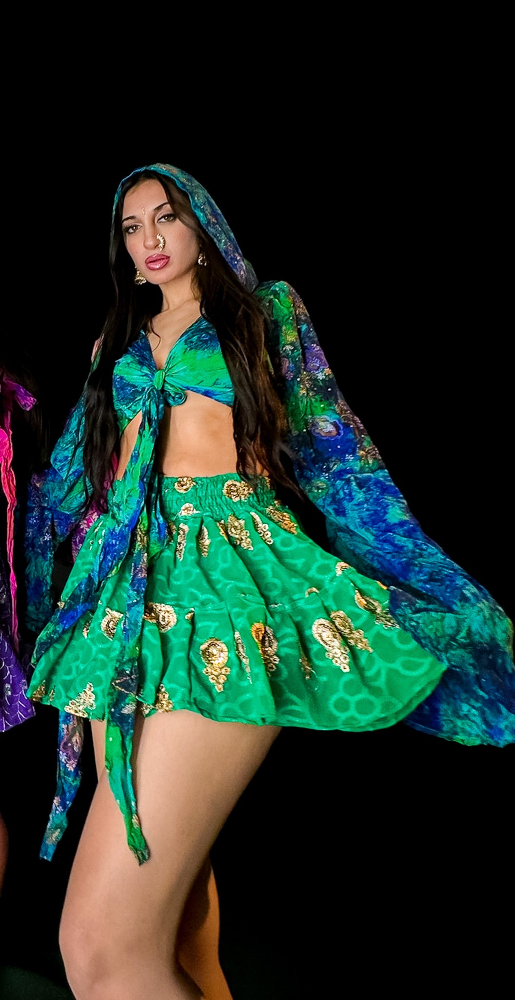 Spring Goddess Micro Mini Skirt