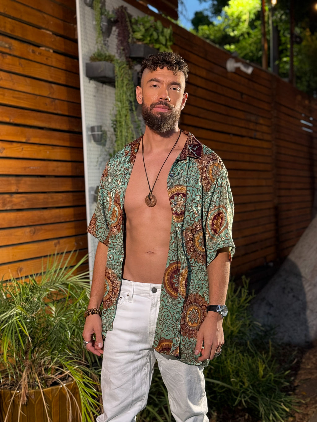 Plant Papi Unisex Button Up shirt