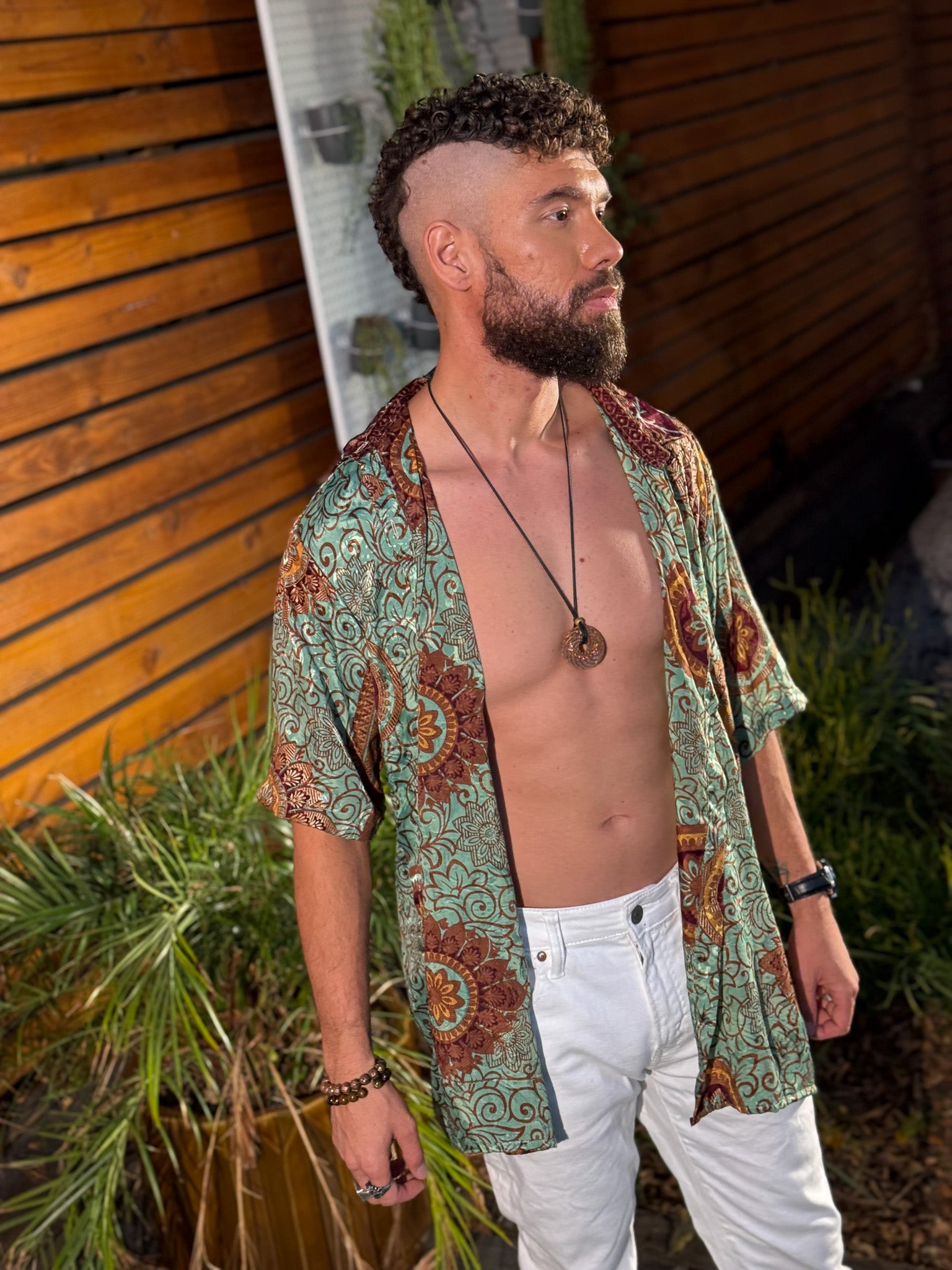 Plant Papi Unisex Button Up shirt