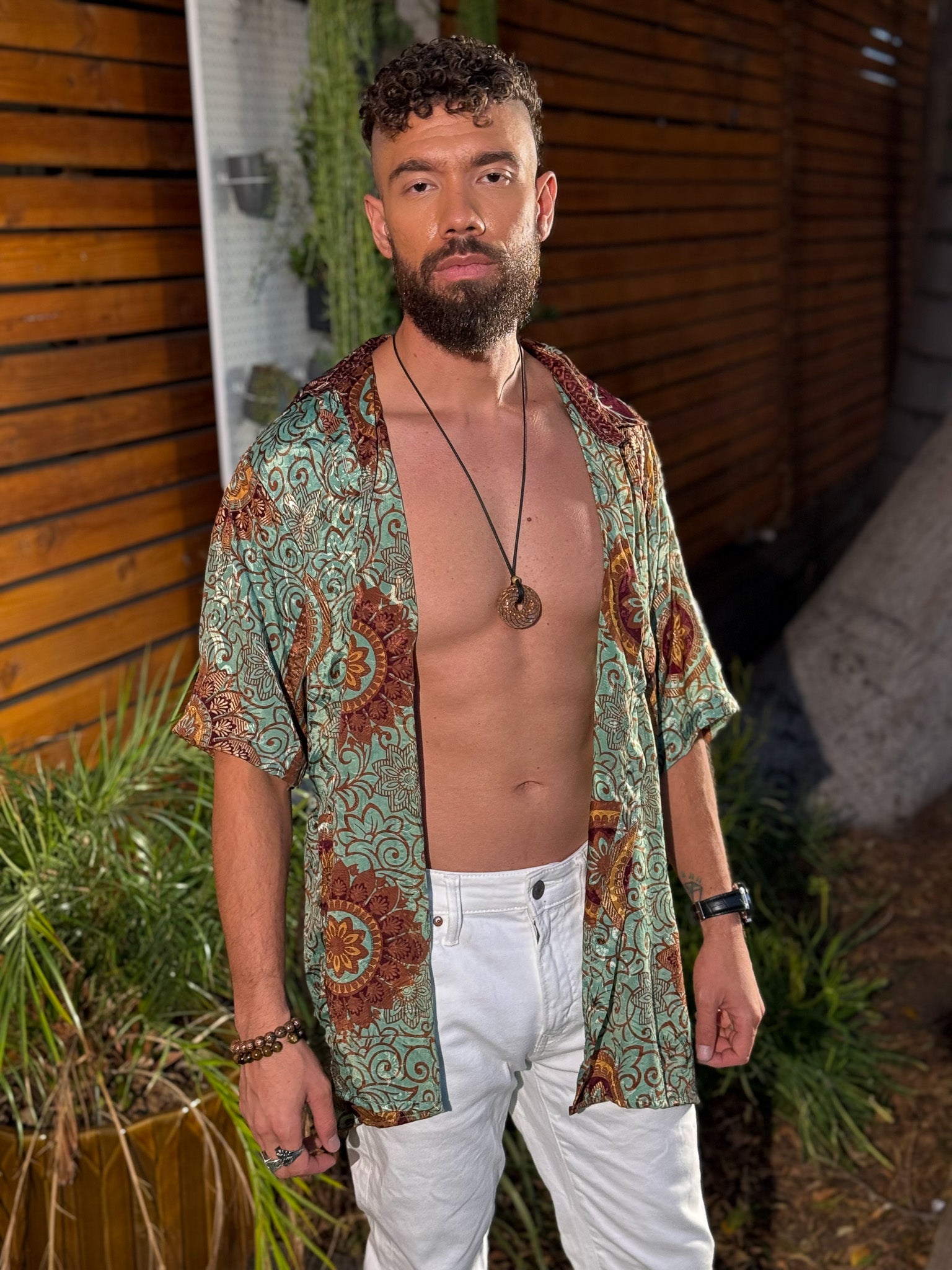Plant Papi Unisex Button Up shirt